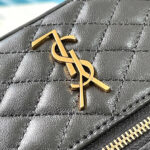 Saint Laurent Gaby Mini Vanity Bag In Lambskin Black